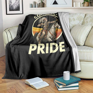 Native American Comanche Pride Indigenous People Day Throw Blanket TS14 Print Your Wear