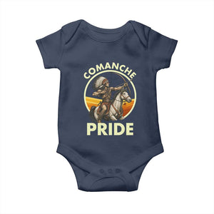 Native American Comanche Pride Indigenous People Day Baby Onesie TS14 Navy Print Your Wear