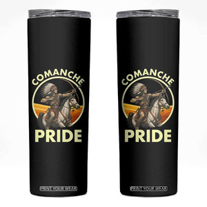 Native American Comanche Pride Indigenous People Day Skinny Tumbler TS14 Black Print Your Wear