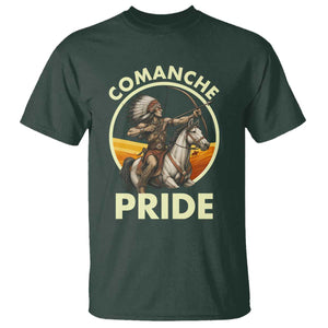 Native American Comanche Pride Indigenous People Day T Shirt TS14 Dark Forest Green Print Your Wear