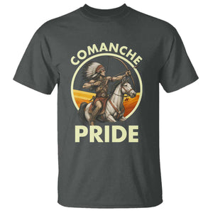 Native American Comanche Pride Indigenous People Day T Shirt TS14 Dark Heather Print Your Wear