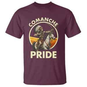 Native American Comanche Pride Indigenous People Day T Shirt TS14 Maroon Print Your Wear