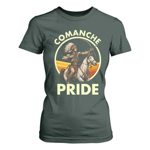 Native American Comanche Pride Indigenous People Day T Shirt For Women TS14 Dark Forest Green Print Your Wear