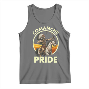 Native American Comanche Pride Indigenous People Day Tank Top TS14 Black Heather Print Your Wear