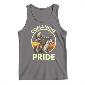 Native American Comanche Pride Indigenous People Day Tank Top TS14 Deep Heather Print Your Wear