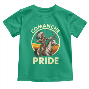 Native American Comanche Pride Indigenous People Day Toddler T Shirt TS14 Irish Green Print Your Wear