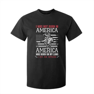 Native American Apache T Shirt For Kid I Was Not Born In America TS14 Black Print Your Wear