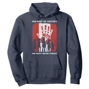 Native American Child Idian Hoodie The Part Of History We Must Never Forget TS14 Navy Print Your Wear