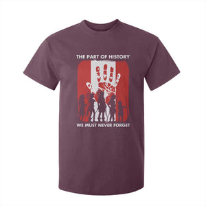 Native American Child Idian T Shirt For Kid The Part Of History We Must Never Forget TS14 Maroon Print Your Wear