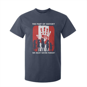 Native American Child Idian T Shirt For Kid The Part Of History We Must Never Forget TS14 Navy Print Your Wear