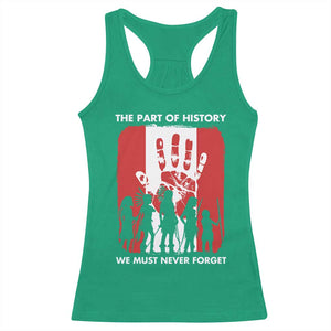 Native American Child Idian Racerback Tank Top The Part Of History We Must Never Forget TS14 Irish Green Print Your Wear