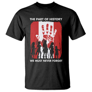 Native American Child Idian T Shirt The Part Of History We Must Never Forget TS14 Black Print Your Wear