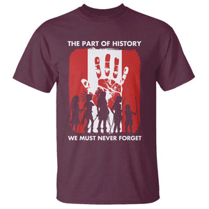 Native American Child Idian T Shirt The Part Of History We Must Never Forget TS14 Maroon Print Your Wear