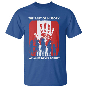 Native American Child Idian T Shirt The Part Of History We Must Never Forget TS14 Royal Blue Print Your Wear