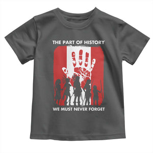 Native American Child Idian Toddler T Shirt The Part Of History We Must Never Forget TS14 Dark Heather Print Your Wear