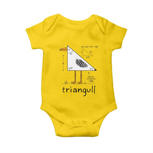 Triangull Triangle Seagull Bird Pun Baby Onesie Funny Math Teacher Humor TS14 Daisy Print Your Wear