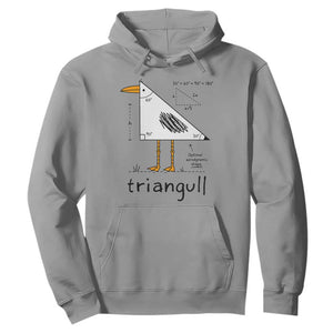 Triangull Triangle Seagull Bird Pun Hoodie Funny Math Teacher Humor TS14 Sport Gray Print Your Wear