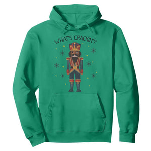 Nutcracker Christmas Hoodie What Is Cracking TS14 Irish Green Print Your Wear