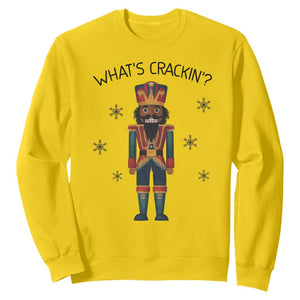 Nutcracker Christmas Sweatshirt What Is Cracking TS14 Daisy Print Your Wear
