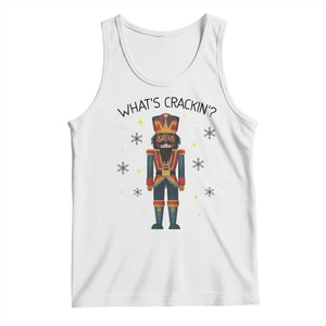 Nutcracker Christmas Tank Top What Is Cracking TS14 White Print Your Wear