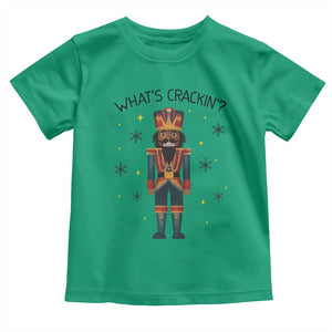 Nutcracker Christmas Toddler T Shirt What Is Cracking TS14 Irish Green Print Your Wear