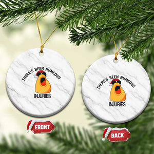Marcus The Worm Christmas Meme Ceramic Ornament There Is Been Numeous Injuries TS14 1pc White Marble Print Your Wear