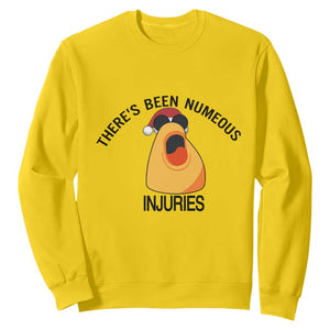 Marcus The Worm Christmas Meme Sweatshirt There Is Been Numeous Injuries TS14 Daisy Print Your Wear