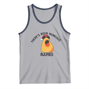 Marcus The Worm Christmas Meme Tank Top There Is Been Numeous Injuries TS14 Athletic Heather Navy Print Your Wear