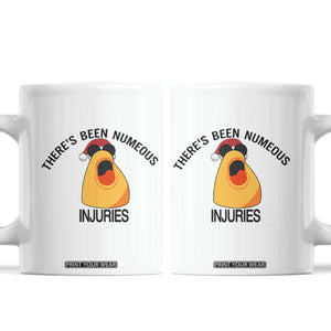 Marcus The Worm Christmas Meme Coffee Mug There Is Been Numeous Injuries TS14 White Print Your Wear
