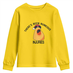Marcus The Worm Christmas Meme Youth Sweatshirt There Is Been Numeous Injuries TS14 Daisy Print Your Wear