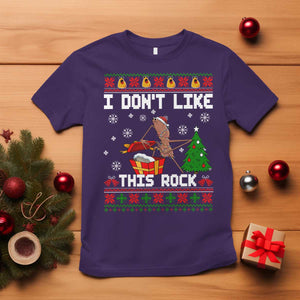 Marcus The Worm Christmas Meme T Shirt I Do Not Like This Rock TS14 Purple Print Your Wear