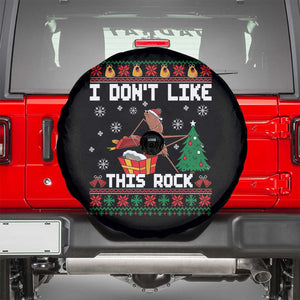 Marcus The Worm Christmas Meme Spare Tire Cover I Do Not Like This Rock TS14 Black Print Your Wear
