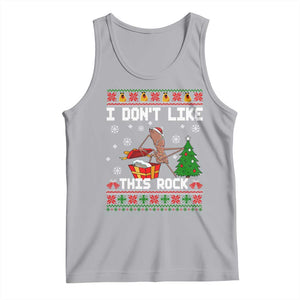 Marcus The Worm Christmas Meme Tank Top I Do Not Like This Rock TS14 Athletic Heather Print Your Wear