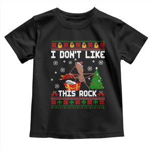 Marcus The Worm Christmas Meme Toddler T Shirt I Do Not Like This Rock TS14 Black Print Your Wear