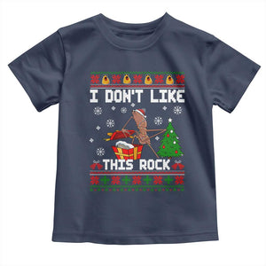 Marcus The Worm Christmas Meme Toddler T Shirt I Do Not Like This Rock TS14 Navy Print Your Wear
