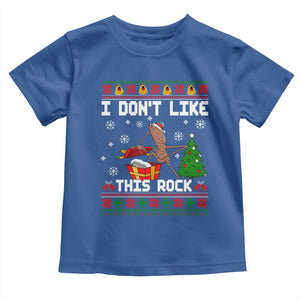 Marcus The Worm Christmas Meme Toddler T Shirt I Do Not Like This Rock TS14 Royal Blue Print Your Wear