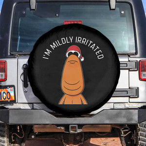 Marcus The Worm Christmas Meme Spare Tire Cover I Am Mildly Irritated TS14 No hole Black Print Your Wear