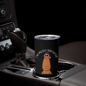 Marcus The Worm Christmas Meme Tumbler Cup I Am Mildly Irritated TS14 Print Your Wear