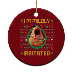 Marcus The Worm Christmas Meme Ceramic Ornament Funny Brain Rot Xmas TS14 1pc Red Print Your Wear