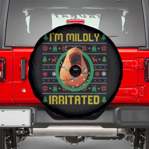 Marcus The Worm Christmas Meme Spare Tire Cover Funny Brain Rot Xmas TS14 Black Print Your Wear