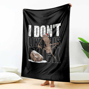 Marcus The Worm Christmas Meme Throw Blanket Funny Brain Rot Gen Z TS14 Print Your Wear