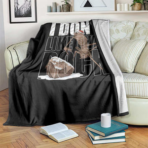Marcus The Worm Christmas Meme Throw Blanket Funny Brain Rot Gen Z TS14 Print Your Wear