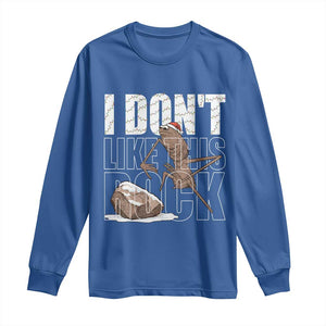 Marcus The Worm Christmas Meme Long Sleeve Shirt Funny Brain Rot Gen Z TS14 Royal Blue Print Your Wear