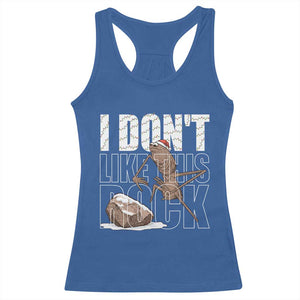 Marcus The Worm Christmas Meme Racerback Tank Top Funny Brain Rot Gen Z TS14 Royal Blue Print Your Wear