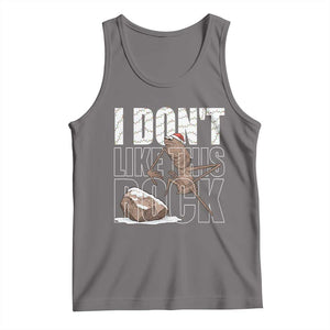 Marcus The Worm Christmas Meme Tank Top Funny Brain Rot Gen Z TS14 Deep Heather Print Your Wear
