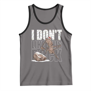 Marcus The Worm Christmas Meme Tank Top Funny Brain Rot Gen Z TS14 Deep Heather Black Print Your Wear