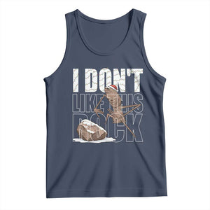 Marcus The Worm Christmas Meme Tank Top Funny Brain Rot Gen Z TS14 Navy Print Your Wear