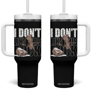 Marcus The Worm Christmas Meme Tumbler With Handle Funny Brain Rot Gen Z TS14 One Size: 40 oz Black Print Your Wear