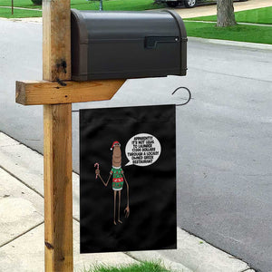 Marcus The Worm Christmas Meme Garden Flag Locally Owned Greek Restaurant TS14 Print Your Wear