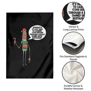 Marcus The Worm Christmas Meme Garden Flag Locally Owned Greek Restaurant TS14 Print Your Wear